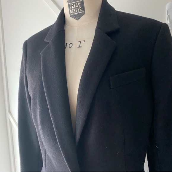 Rag and Bone Tailored Fit Single Button Wool Coat - 4 - Picture 5 of 17